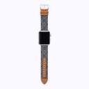 Correa de tela y cuero para Apple Watch®