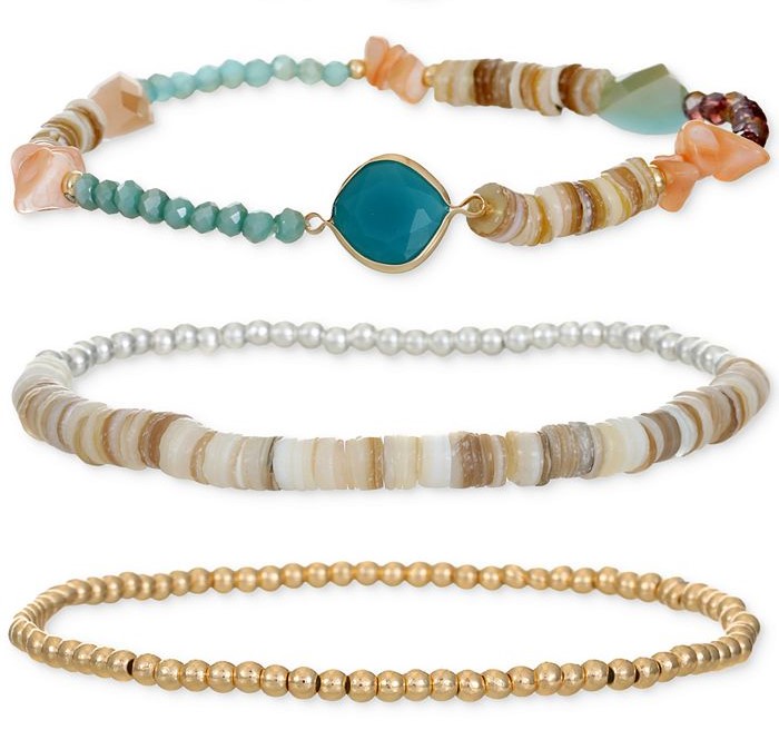 Set de pulseras elásticas