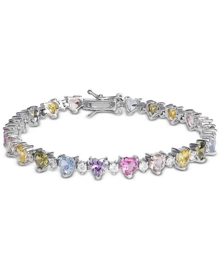 Pulsera con eslabones de corazón