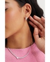 Pendiente de aro Huggie pequeño