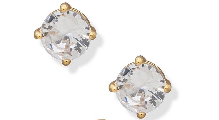 Aretes de cristal de imitación