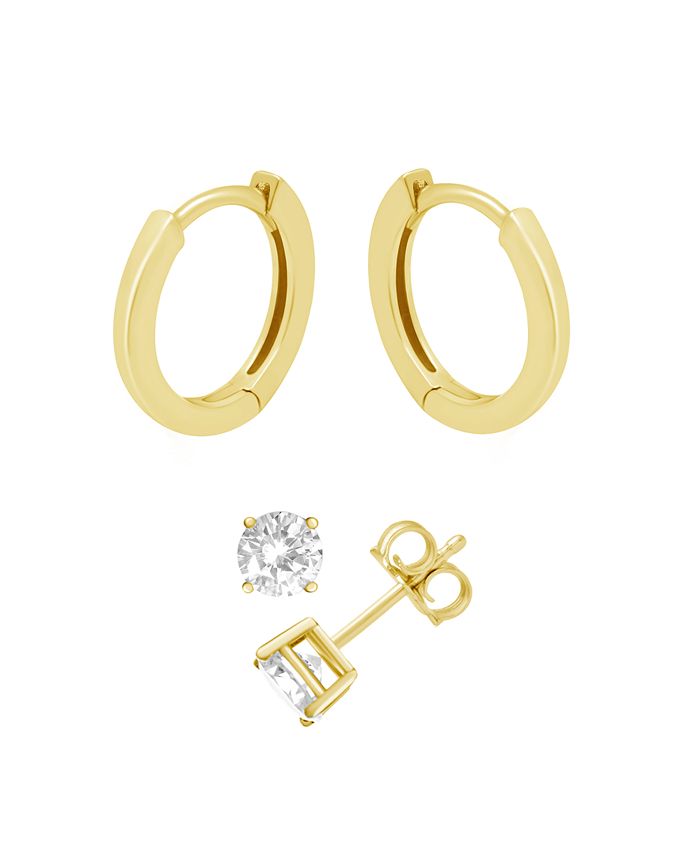 Aretes redondos de circonita cúbica