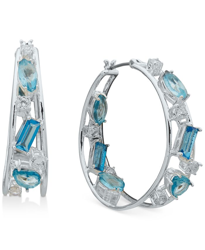 Aretes con racimo de piedras
