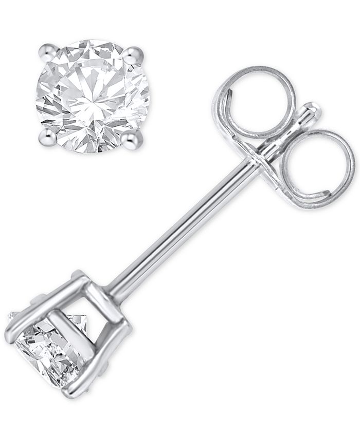 Aretes de diamantes