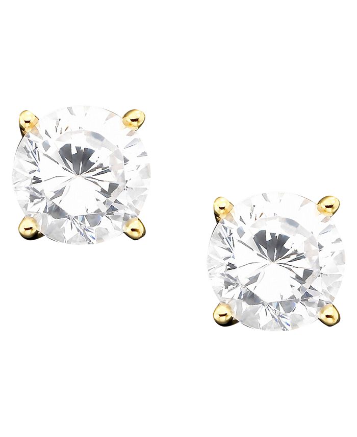 Aretes con circonita cúbica