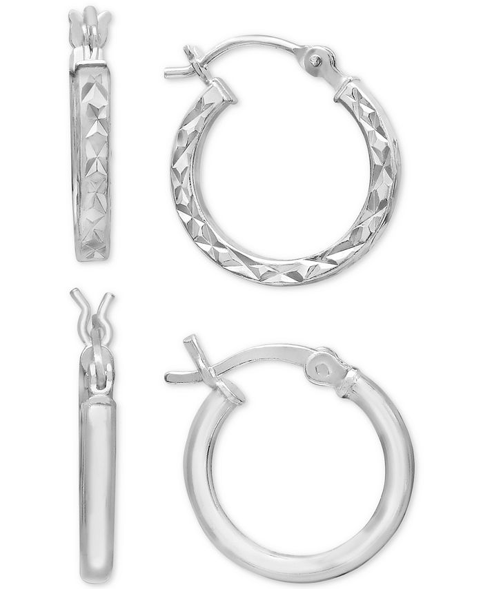 Conjunto de aretes de aro