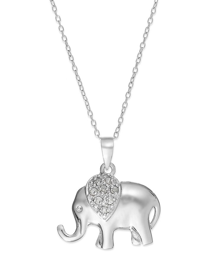 Collar con colgante de elefante