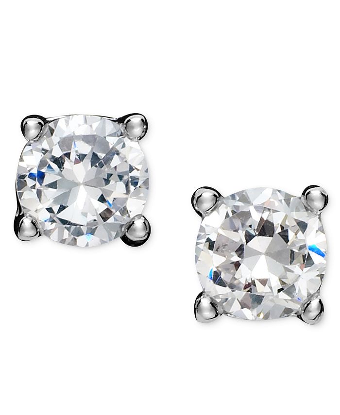 Aretes de cristales de imitación