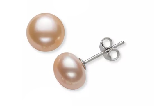 Aretes de perlas cultivadas