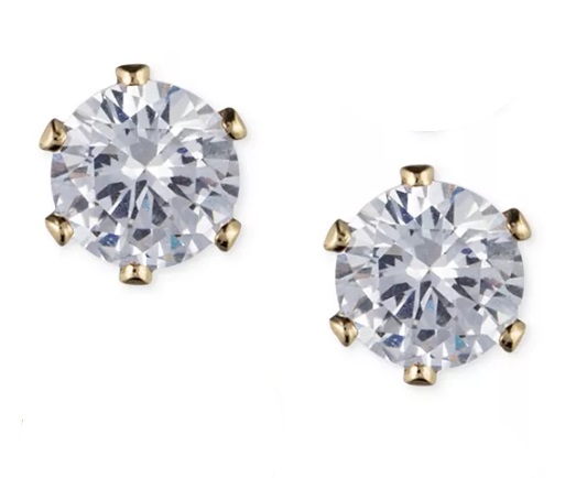 Aretes de piedra de vidrio