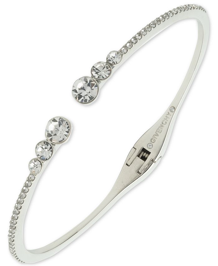 Brazalete abierto con pavé