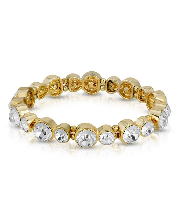 Pulsera elástica con cristales