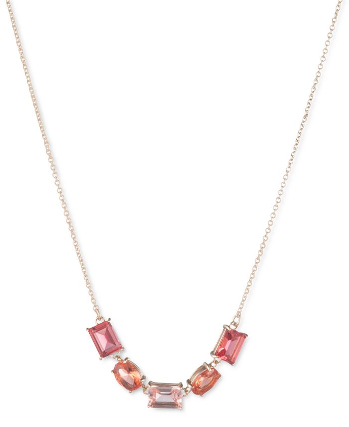 Collar frontal con múltiples piedras