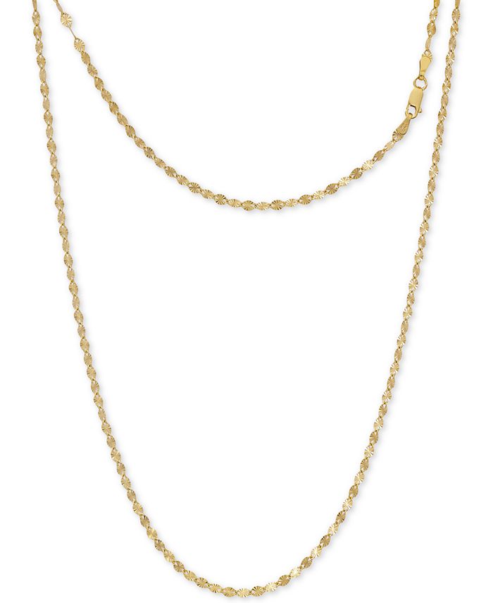 Collar de cadena con eslabones disco