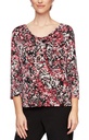 Blusa formal con cuello drapeado