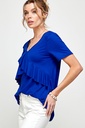 Blusa mangas cortas