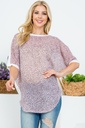 Blusa animal print con hilos dorados