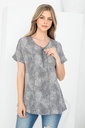 Blusa con cremallera en el frente