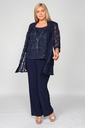 traje pantalón con bordado Soutache