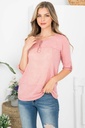 Blusa de punto con bordado de algodón