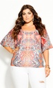 Blusa manga corta Mirror Adisa