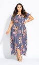 Maxi Vestido con volantes Florencia