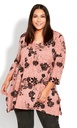 Blusa tipo túnica con estampado floral