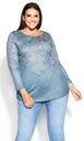 Blusa Callie estilo Pull on fit