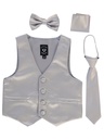 Conjunto de chaleco de 4 piezas