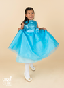 Vestido de lentejuelas con tul Glitter