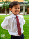 Corbata con cremallera ajustable