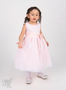 Vestido con estampado floral y lazo