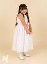 Vestido de tul con diseño floral