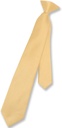 Corbata con clip de raso