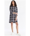 Vestido camisero a cuadros
