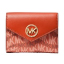 Cartera pequeña con tres pliegues
