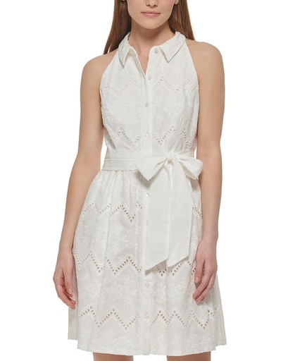 Vestido camisero sin mangas
