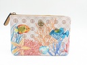Clutch con estampado Coral