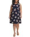 Vestido recto con estampado floral