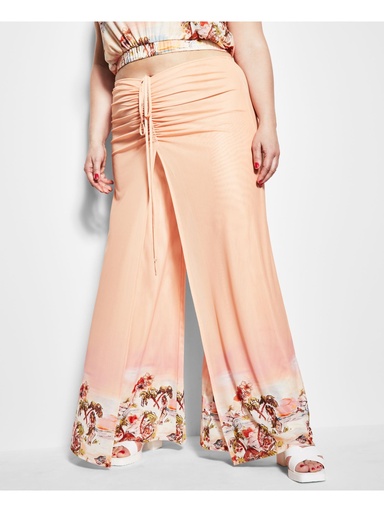 Pantalones con lazo fruncido