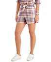 Short a cuadros preppy