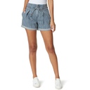 Shorts a rayas de mezclilla