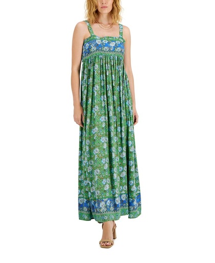 Vestido largo con cintura imperio
