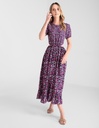 Vestido midi con recortes