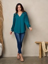 Blusa con manga larga Teal