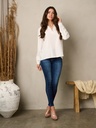 Camisera con efecto arrugado