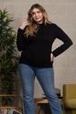 Blusa Con Cuello Alto 
