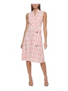 Vestido midi a cuadros