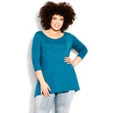 Blusa con brillos Swing Trim