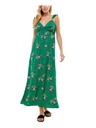 Vestido maxi de cintura imperio